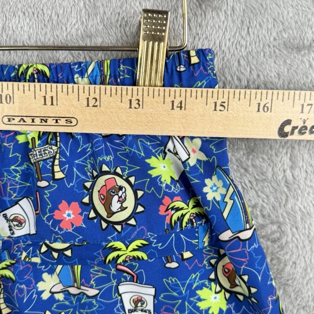 Bucees Tropical Palm Trees Surf‎ Beach Resort Graphic Mens M Swimwear Pool